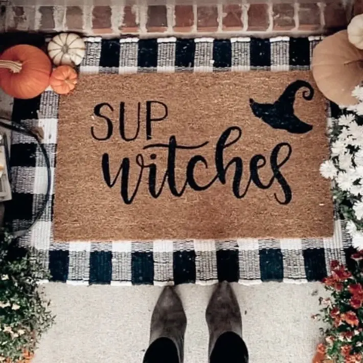 Hand painted doormats !