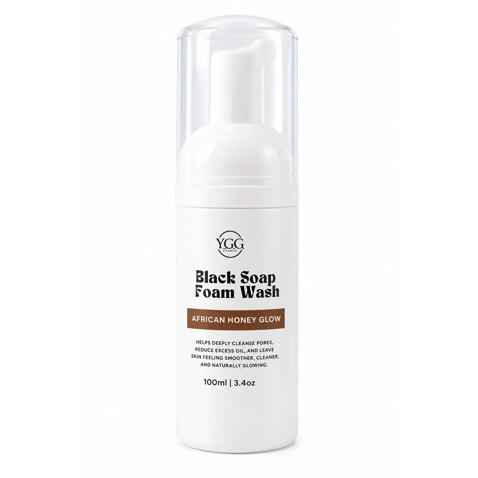 YGG Black Soap Foam Wash | Face Wash | 3.4 oz