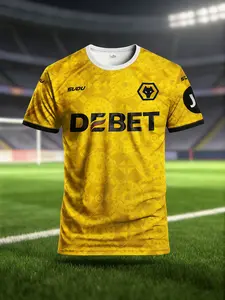 Men's football home jersey, Lightweight Jersey, Soccer Shirt, round-neck comfortable sports top, Athletic Top, suitable for football matches, training, daily wear and vacation use, and can also be given as a gift.