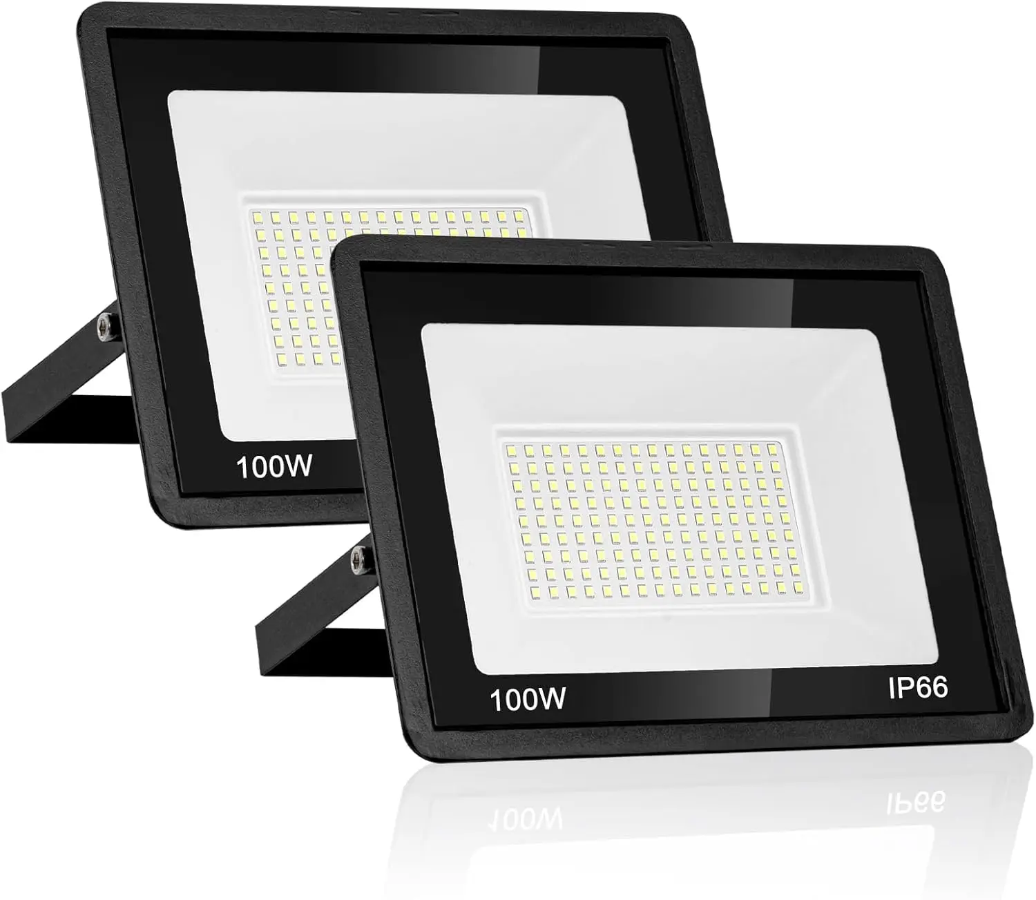 100W High Power Aluminum LED Flood Light - Solar-Powered, Water Resistant Outdoor Flood Light, Spotlight for Garden, Security Lighting Solutions