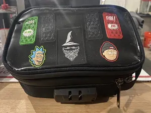 Smell Proof stash bag with lock and velcro