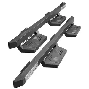 【GARVEE】Running Boards Drop Side Steps for 2018-2024 Jeep Wrangler JL 4 Door, Textured Black Truck Nerf Bars