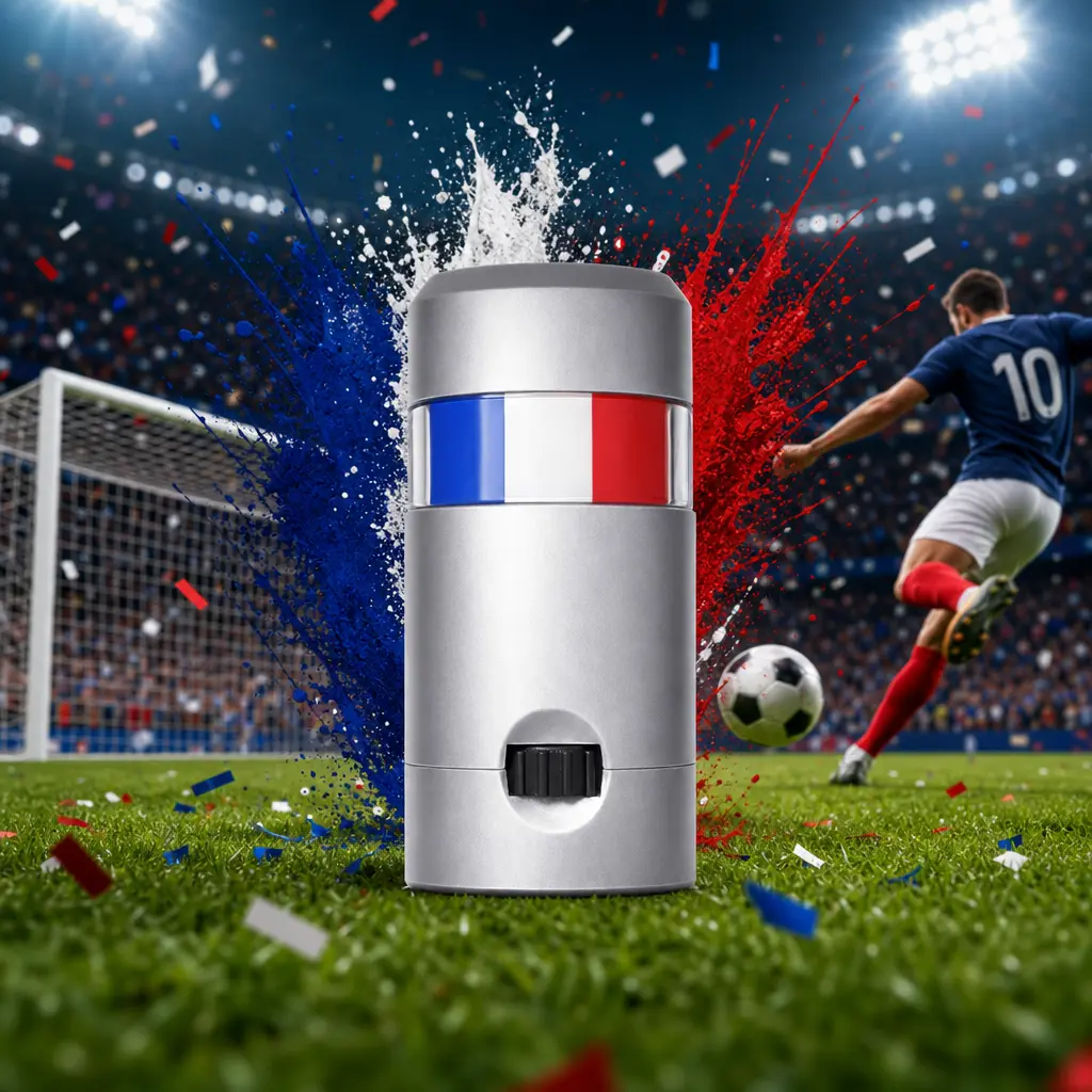 France Flag Face Paint, Face Paint Stick - Red,White, blue-Easy to Apply and Washable for Any sports event occasion，A must-have for football fans，Body Makeup