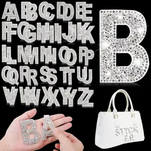 52pcs, Sparkling Letter Bead Accessories, with 2 Letters Each From A-Z, Are Perfect for DIY Collars, Necklaces, Chokers, Bracelets, Keychains, Clothing Decorations, and Other Jewelry Decorations for Pets