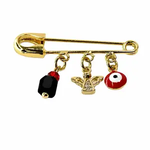 Broche oro laminado