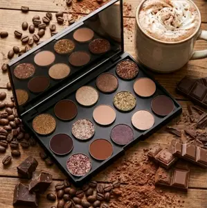 CHOCOLATE, 15 Pan PRE-DESIGNED Eyeshadow Palette