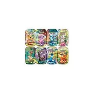 Pokemon Prismatic Evolutions Mini Tin Randomly Selected Single Tin