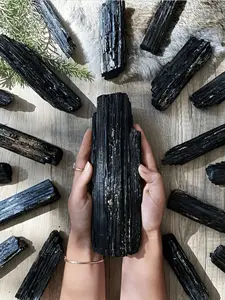Natural Black Tourmaline Stone, Irregular Crystal Mineral Specimen, Energy Crystal, Natural Healing Crystal, Balance Chakra Gift, Home Reiki Decor, Table Reiki Decoration
