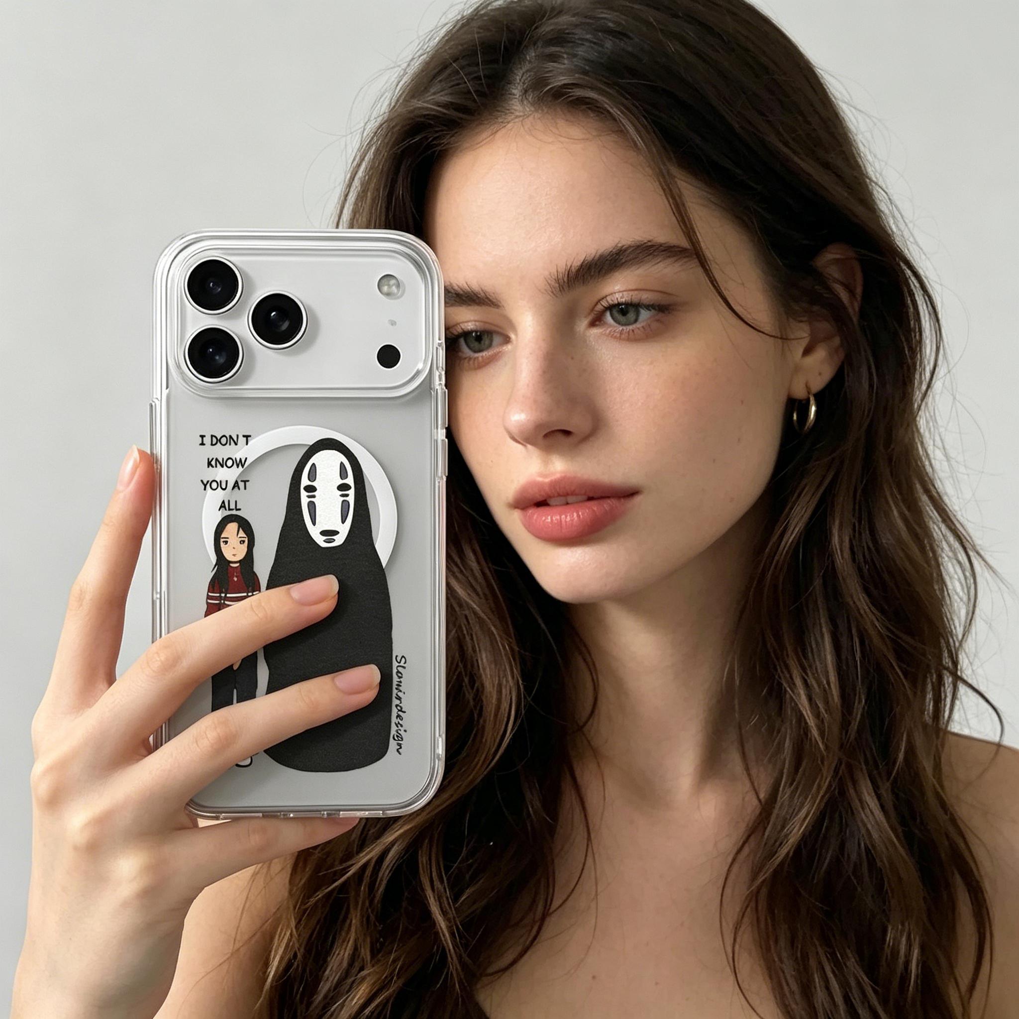 Chihiro-Themed Magnetic Phone Case — Compatible with iPhone 16/15/14/13/12/11/17 Series and Samsung S21/S22/S23/S24/S25 Series