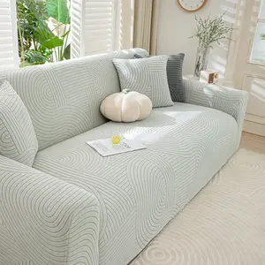 Modern simple sofa cover all-inclusive sofa cover waterproof, non-slip, anti-fouling, anti-cat scratch sofa cover suitable for living room hotel sofa decoration, Sofa Couch Covers