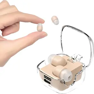 Mini Invisible Small Bluetooth Earbuds Sleeping for Small Ears Low Profile Tiny Hidden Discreet Smallest In-Ear Earbuds For Work Sleeping Commuting Sport Audiobooks