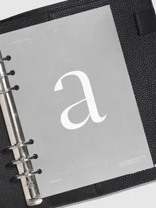 Monogram Vellum Planner Dashboard