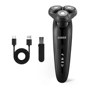 Electric Shaver, Rechargeable Wireless Shaver, Cordless Waterproof Shaver, Precise Styling Shaver, Suitable for Trimming Beard, Neck and Body Hair, Men's Care Set