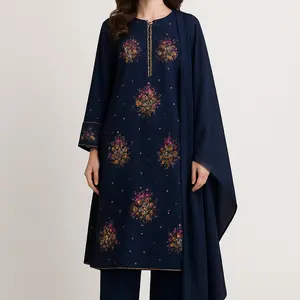 New 3pcs silk MUSE inspired Pakistani, Indian formal dress L46