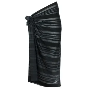 ASICS Womens Tm Sarong Cover Up Athletic Swimwear Athletic - Black