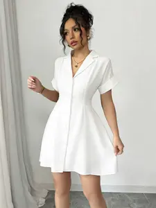 Elegant Women Fitted Solid Dress for Adults, Daily Casual Wear, Party, Holiday Fashion, 1+sz0011 Style, Perfect for Gatherings