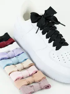 Pair of 2.5cm Wide Bubble Shoelaces with Ruffle Edge, Casual Versatile Shoe Laces, Stylish and Comfortable Footwear Accessories