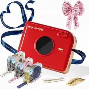 Phomemo A30 Thermal Transfer Ribbon & Label Printer – Bluetooth Portable Label Maker for DIY Gift Wrapping, Decorative Ribbon Printing, Ideal for Holidays, Weddings, Birthdays, Crafts & Small Business, Compatible with Phones & PC SummerVibes