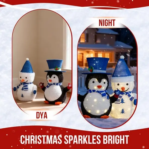 Snowman and Penguin Combo