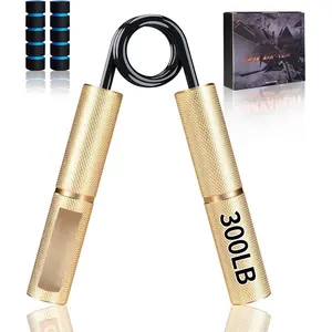 Grip Strength Trainer Set, 50-300LB(6 Pack), Wrist Forearm Strengthener, Metal No Slip, Hand Grip Gripper Strengthener for Strength  and Exercise, Hand Workout Squeezer Grip Strength