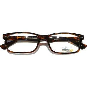 Casual Fashion Horned Rim Rectangular Frame Clear Lens Eye Glasses