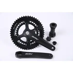 GRV Road Bike Hollow Crankset, 34/50T 170mm, BB86, 10/11 Speed, 135L Spindle (Bottom Bracket Included)
