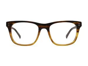 LUMIRA Walker Amber Hazelwood Optical Glasses – Luxury Acetate Eyeglass Frames 52-19-140 Blue Light