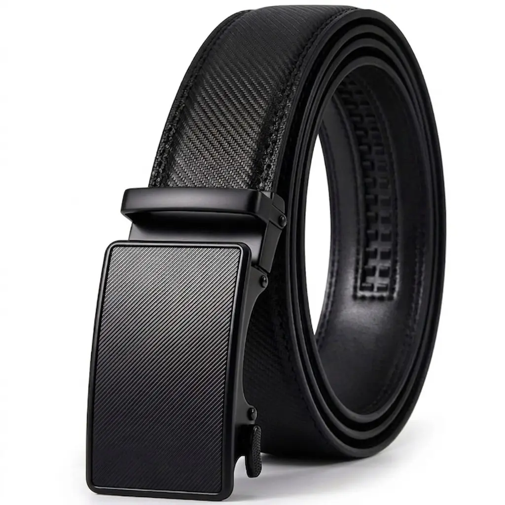 Mens Belt Leather Ratchet Belt - Customizable Fit, Effortless Style (35mm)