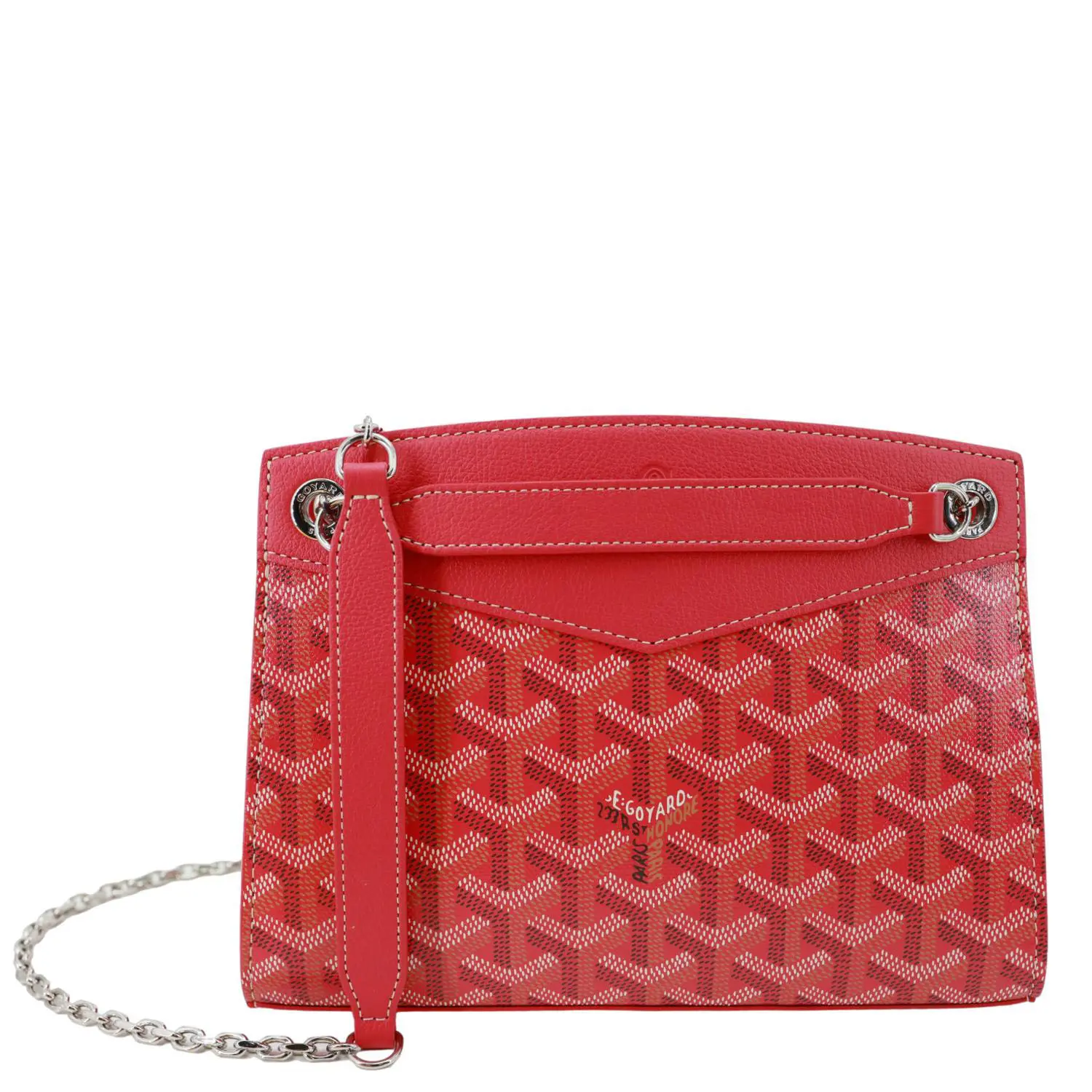 Pre-owned Goyard Canvas Shoulder Bags Rouette Structure Mini Shoulder Bag Pink