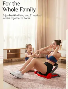 Magic BB Ab Workout Machine,Foldable Core and Abdominal Trainer, Sit Up&Push Up & Exercise Equipment, Ab Crunch Machine for Stomach Workout, Ab Core Trainer Abdominal Machine for Home Gym