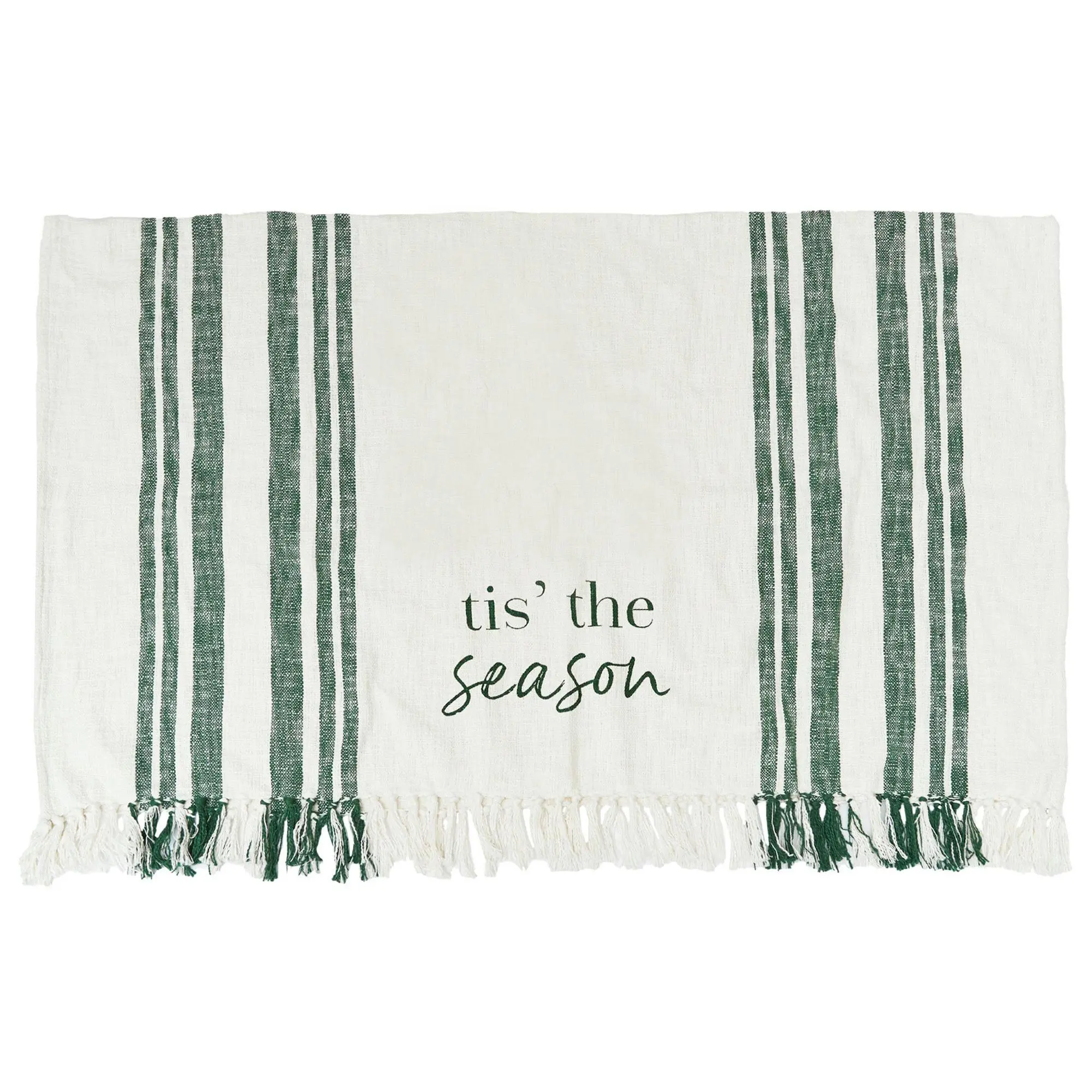 Morgan Tis The Season Woven Christmas Throw Blanket by Valerie