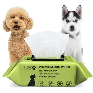 PurePaws Hypoallergenic Pet Wipes – 100 Count
