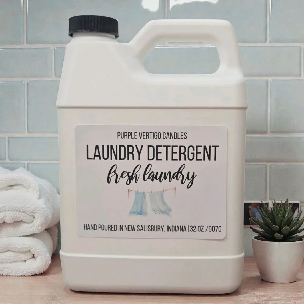Plant-Based Household Laundry Detergent, 32 oz, for Multiple Laundry Needs