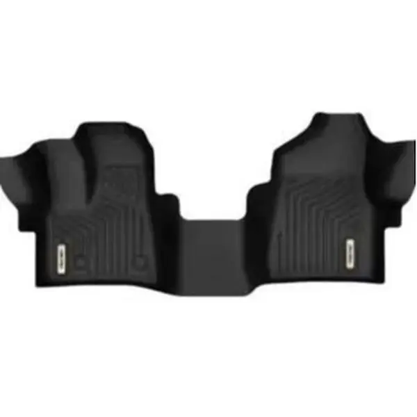 YITAMOTOR Floor Mats 1st Row Fit for 2015-2021 Ford Transit 150/250/350 (No Transit Connect), One Piece Black with Vinyl Flooring