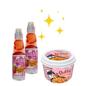 Spicy Buldak Tteokbokki + 2 Marble Ramune Drinks Bundle – Just $16!