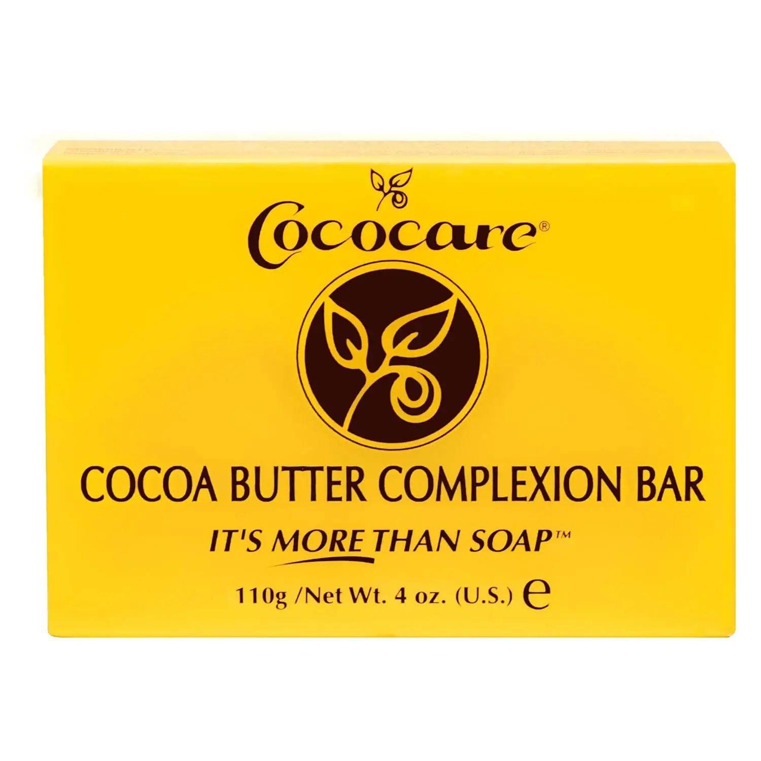 Cococare Cocoa Butter Complexion Bar Soap 4 Ounce - Gentle Cleansing & Hydrating Bar Soap