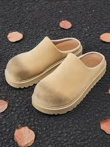 Men's Bunion Shoes Comfortable Flat Sole Large Toe Slip-On Indoor Outdoor Casual Slippers, Home & Outdoor Use, Stylish Men Footwear