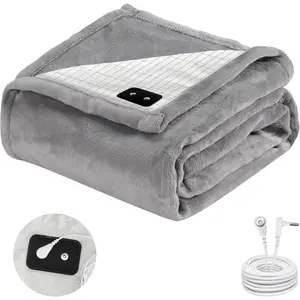 Grounding Blanket 60x82 inch, Grounding Throw for Bed Grounding Sheets with Silver Fiber for Sleep, Pain Relief, Helps Anxiety Relief