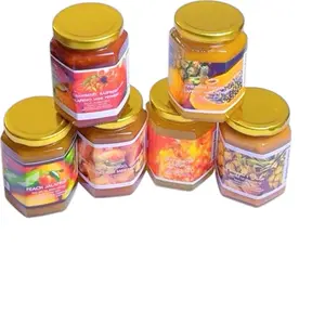 Sweet and spicy, special bundle of 6 including 1 no added sugar best value ! Mix of fresh fruits, jalapeño and peppers.