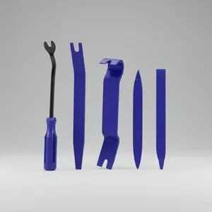 Car Audio Trim Removal Tool Kit, 4/5/11/12 Piece Set, Plastic Material, Door Panel & Dashboard Scratch Protector, Automotive Tools