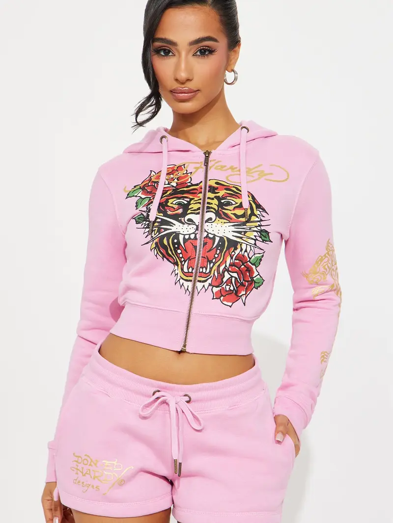 ed hardy orange set - TikTok Shop