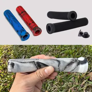 Camouflage Gradient Mountain Bike Handlebar Grips, Thick Anti-Slip Shock Absorption, Blue, Bicycle Accessories, Team Gift Set