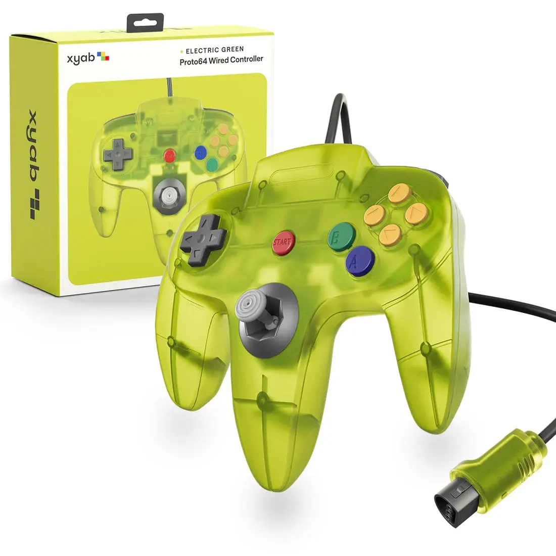 3rd Party Classic Controller - Electric Green
