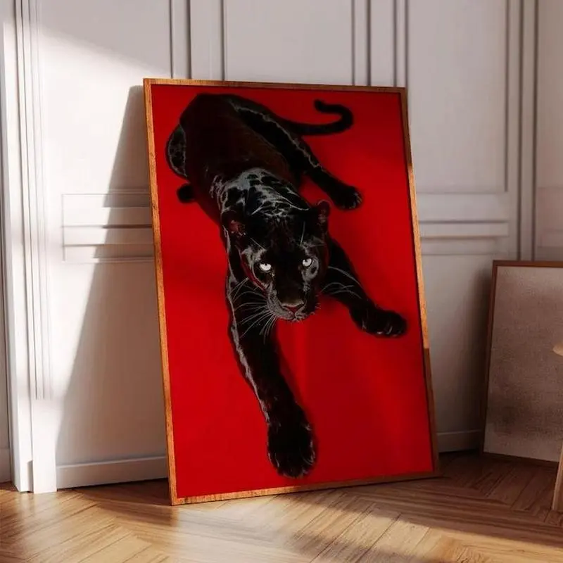 [UNFRAMED POSTER] Cheetah Print Poster, Leopard Print, Cheetah Poster, Leopard Wall Art, Cool Girl Prints, Luxury Wall Art, Bedroom Wall Art Luxury Poster