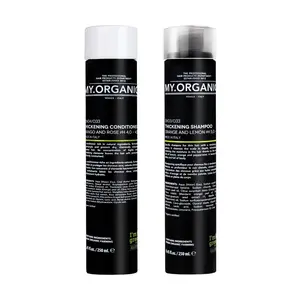 My Organics Volumizing Shampoo & Conditioner Set - Organic Italian Citrus Scent, Fine Hair, Root Lift, 250ml + 200ml