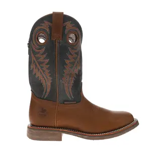 Georgia Boot Mens Carbo-Tec Elite 11 Inch Waterproof Soft Toe  Work/Duty - Brown