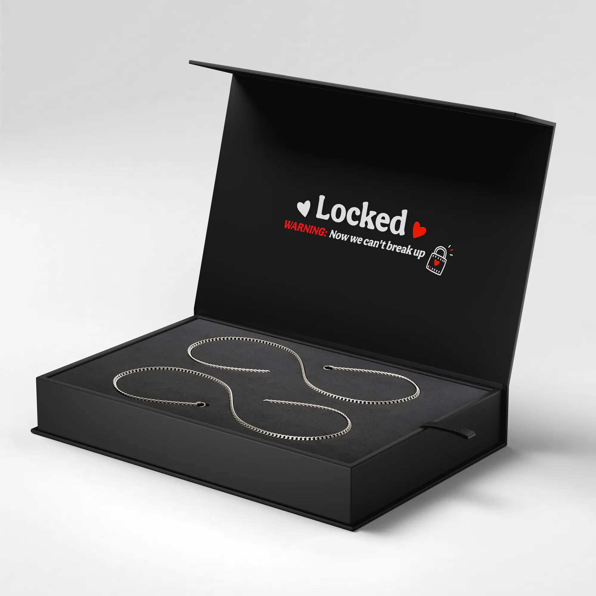Locked Unisex Permanent Couples Bracelets with Special Clasp - Perfect Date Night Gift for Anniversary and Birthday Cut To Fit