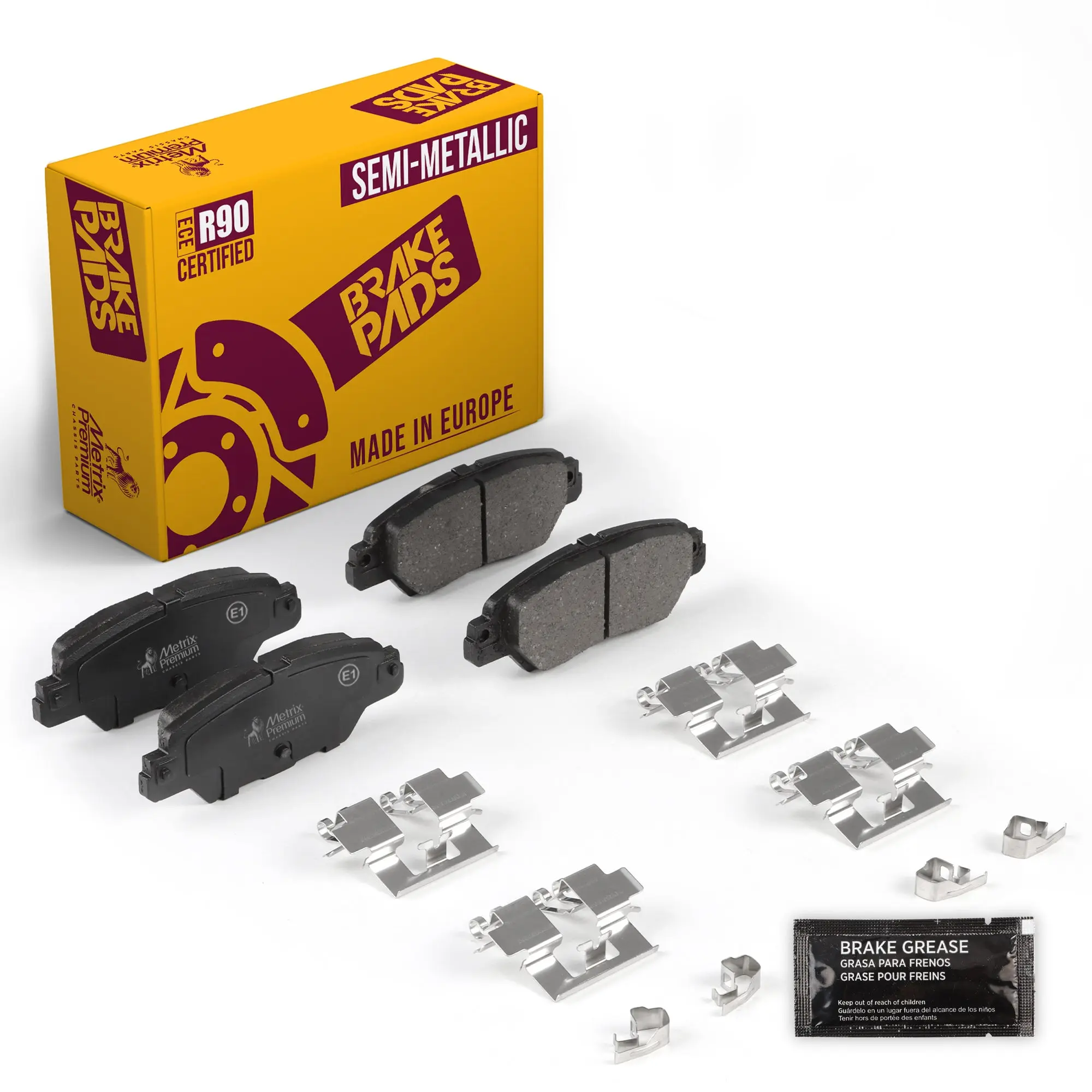 Rear Disc Brake Pad Set 93955MS