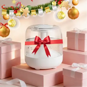 New 650ML Bedroom Air Humidifier, Colorful LED Light Tube, Ultrasonic Mist Diffuser, Aromatherapy USB Charging, Perfect Gift for Valentine's Day