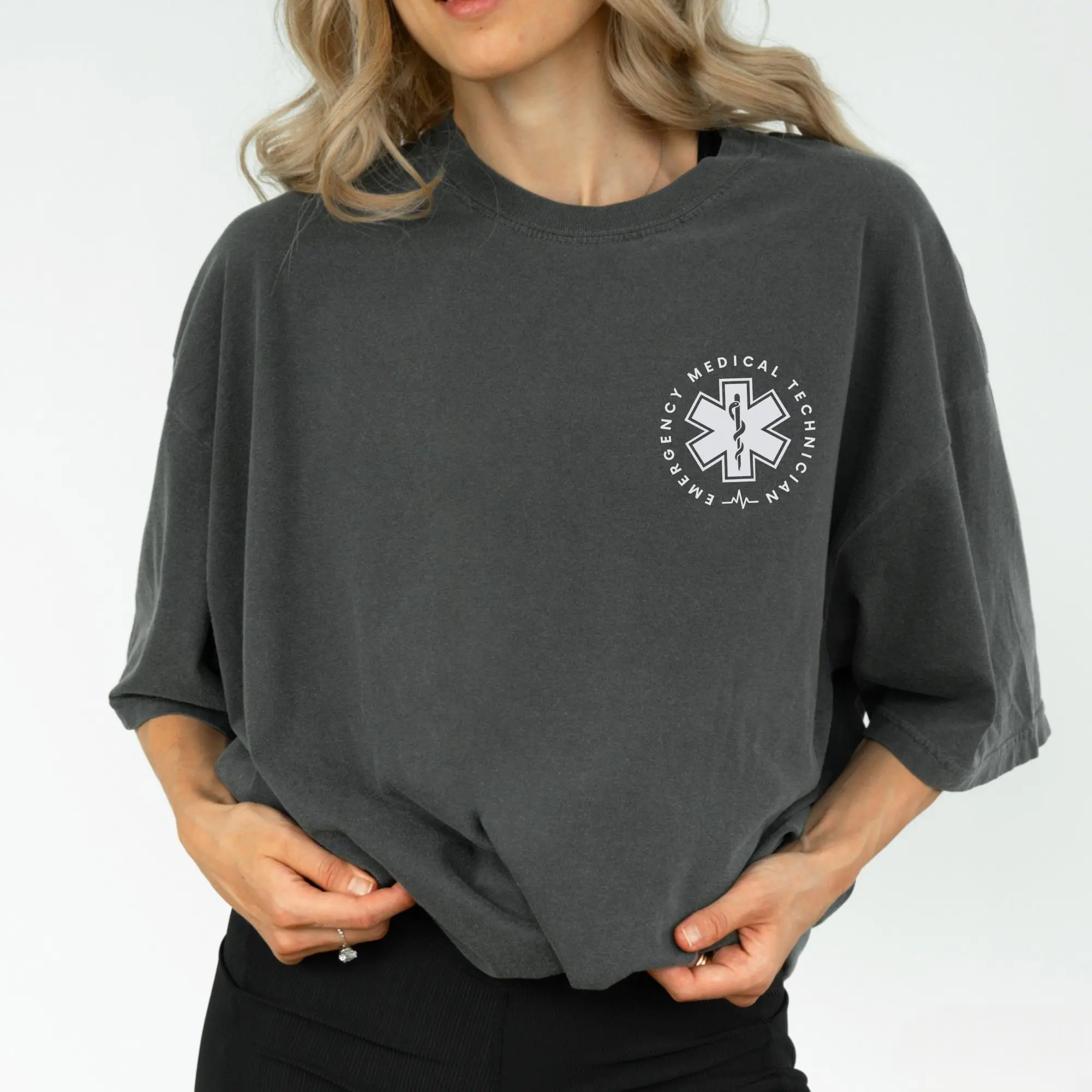 EMT Shirt, Comfort Colors Shirt, Emergency Medical Technician Tee, EMS Life, First Responder, Emergency Services, Er Work Shirt, EMS Gift